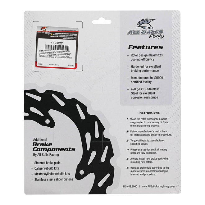 Brake Disc 18-0027