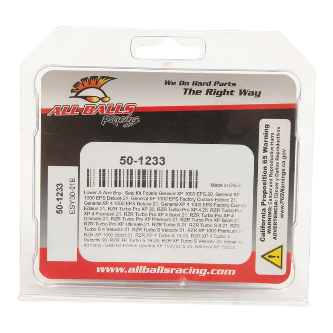FRONT UPPER / LOWER A-ARM BEARING KIT 50-1233