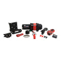 ALL BALLS 4 BOLT WINCH 4500LB with 33FT SYNTHETIC ROPE