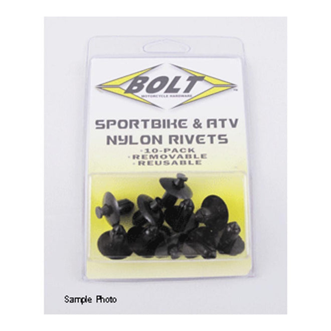 BOLT M7 NYLON PUSH/PRY RIVETS - 2005-7RIV(Pkt of 10) REPLEN