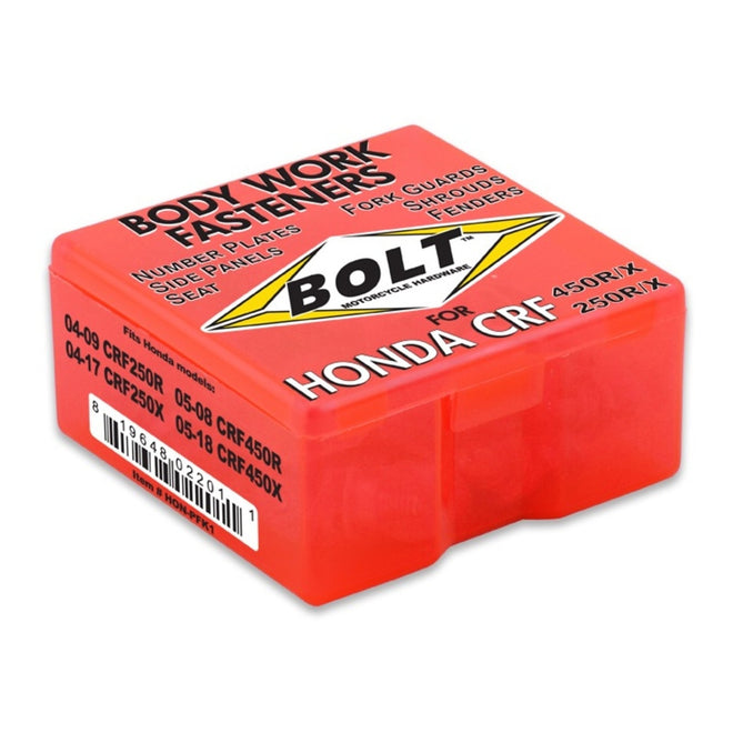 Bolt Plastics Fastener Kit Honda - Assorted Models / Refer Fitments