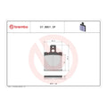 Brembo Prime Sinter Rear Brake Pads 07BB01SP