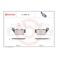 Brembo Prime Sinter Rear Brake Pads 07BB02SD