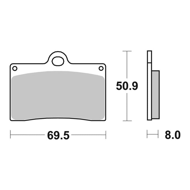 Brembo Prime Sinter Front Brake Pads 07BB15SA