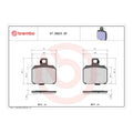 Brembo Prime Sinter Rear Brake Pads 07BB20SP