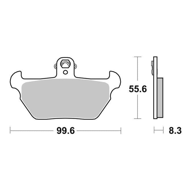 Brembo Prime Sinter Front Brake Pads 07BB22SA
