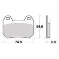 Brembo Prime Carbon Ceramic Rear Brake Pads 07BB2507
