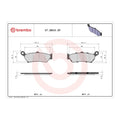 Brembo Prime Sinter Rear Brake Pads 07BB43SP
