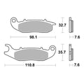 Brembo Prime Carbon Ceramic Front Brake Pads 07GR03CC