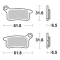 Brembo Upgrade Sinter Front Brake Pads 07GR69SX