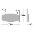 Brembo Prime Sinter Front Brake Pads 07GR90SA