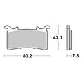 Brembo Prime Sinter Front Brake Pads 07GR99SA