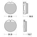 Brembo Prime Carbon Ceramic Front Brake Pads 07HO0130