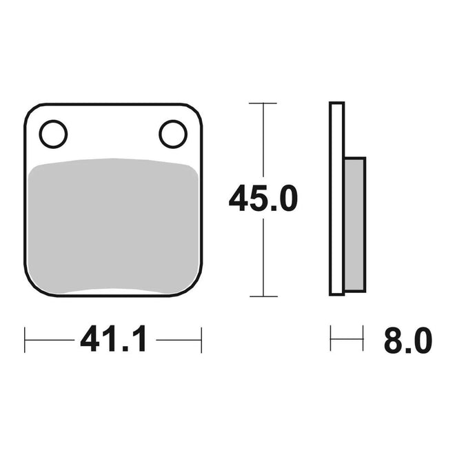 Brembo Prime Sinter Front Brake Pads 07HO09SD