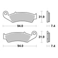 Brembo Upgrade Sinter Front Brake Pads 07HO25SX