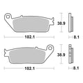 Brembo Prime Sinter Front Brake Pads 07HO30SA