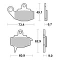 Brembo Prime Carbon Ceramic Front Brake Pads 07KA10TT