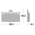 Brembo Prime Sinter Front Brake Pads 07KA13SA