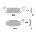 Brembo Prime Sinter Front Brake Pads 07KA18SA