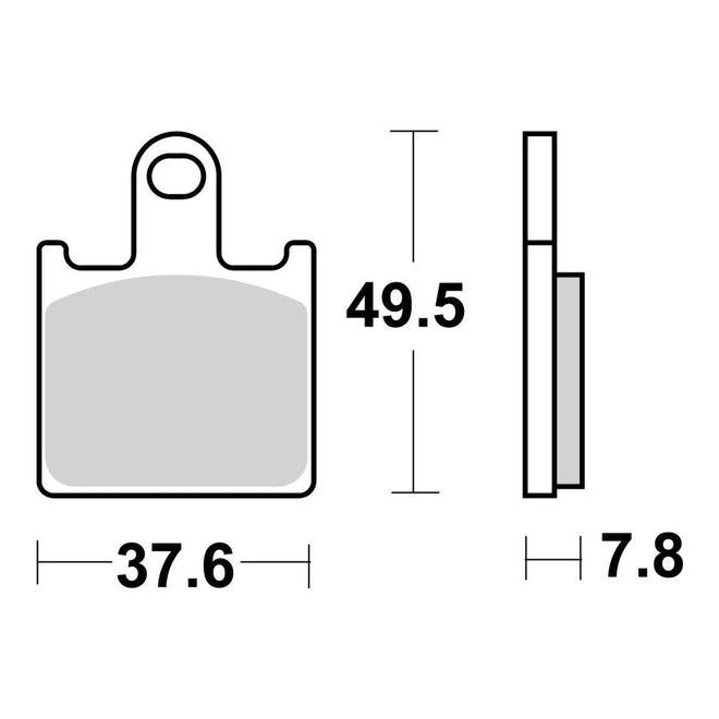 Brembo Prime Sinter Front Brake Pads 07KA28SA
