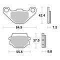 Brembo Prime Sinter Front Brake Pads 07KS04SD