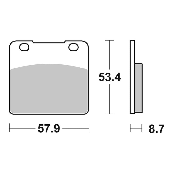 Brembo Prime Sinter Rear Brake Pads 07SU06SP