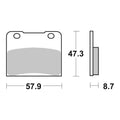 Brembo Prime Carbon Ceramic Front Brake Pads 07SU0707