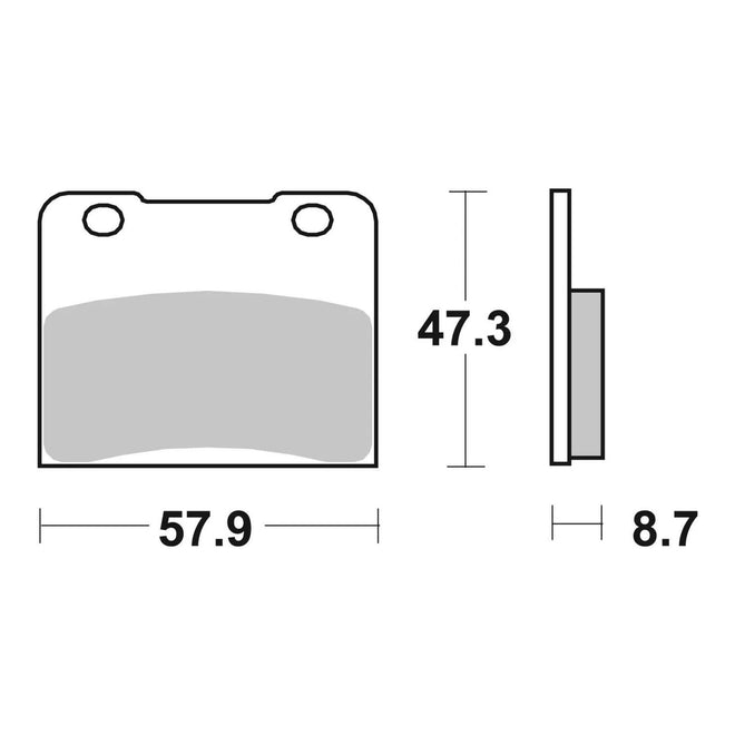 Brembo Prime Carbon Ceramic Front Brake Pads 07SU0707