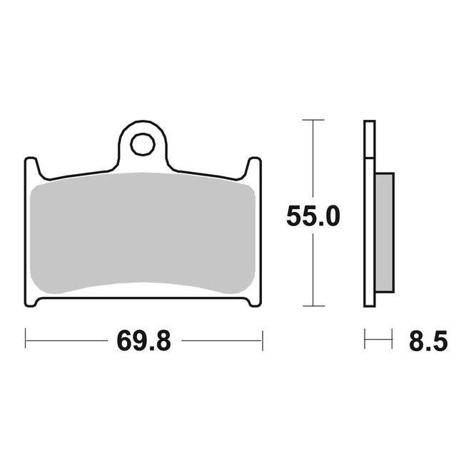 Brembo Prime Sinter Front Brake Pads 07SU14SA