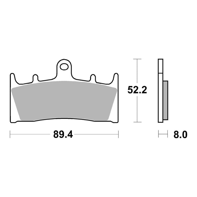 Brembo Prime Sinter Front Brake Pads 07SU19SA