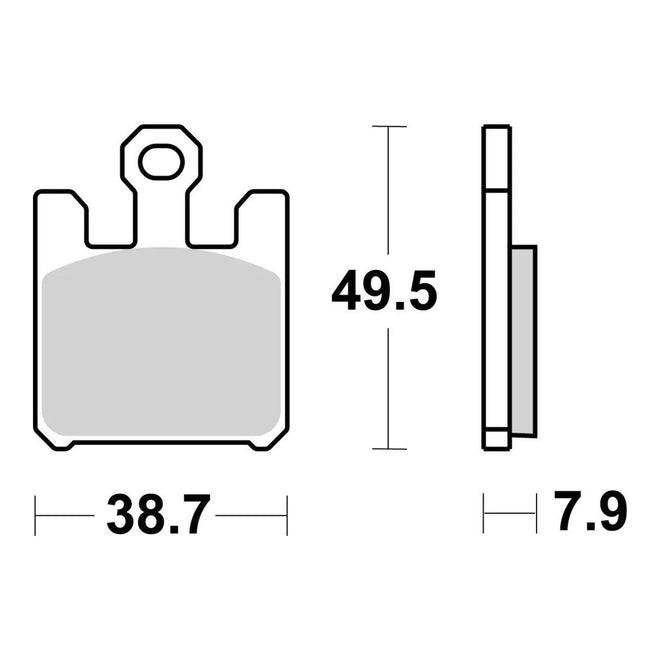 Brembo Prime Sinter Front Brake Pads 07SU26SA