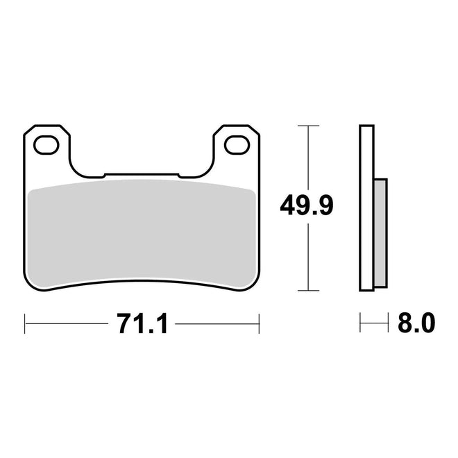 Brembo Prime Sinter Front Brake Pads 07SU27SA