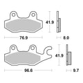 Brembo Prime Sinter Rear Brake Pads 07YA20SP