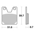 Brembo Prime Sinter Rear Brake Pads 07YA38SP