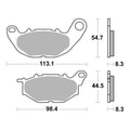 Brembo Prime Sinter Front Brake Pads 07YA52SA