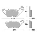 Brembo Prime Carbon Ceramic Rear Brake Pads 07YA53CC