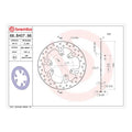 Brembo Prime Serie Oro Front Brake Disc 68B40796