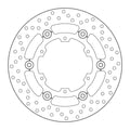 Brembo Prime Serie Oro Rear Brake Disc 78B40833