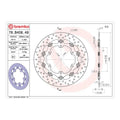 Brembo Prime Serie Oro Front Brake Disc 78B40849