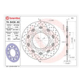 Brembo Prime Serie Oro Front Brake Disc 78B40860
