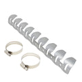 DRC Universal 4-Stroke Exhaust Pipe Guard - Titanium Color