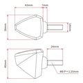 DRC 601 LED FLASHER 12V ORANGE 2PCS