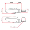 DRC 602 LED Flasher Lights (12V / Orange / Pair)