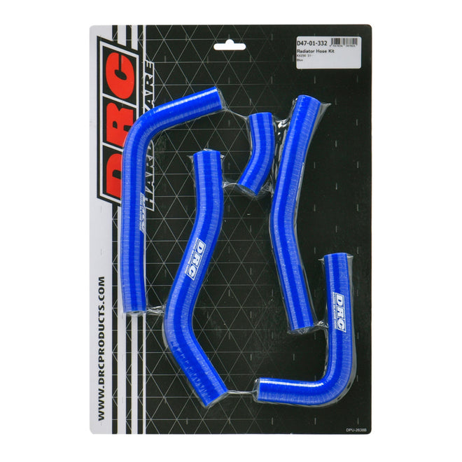 DRC Radiator Hose Kit KX250F '21- Blue