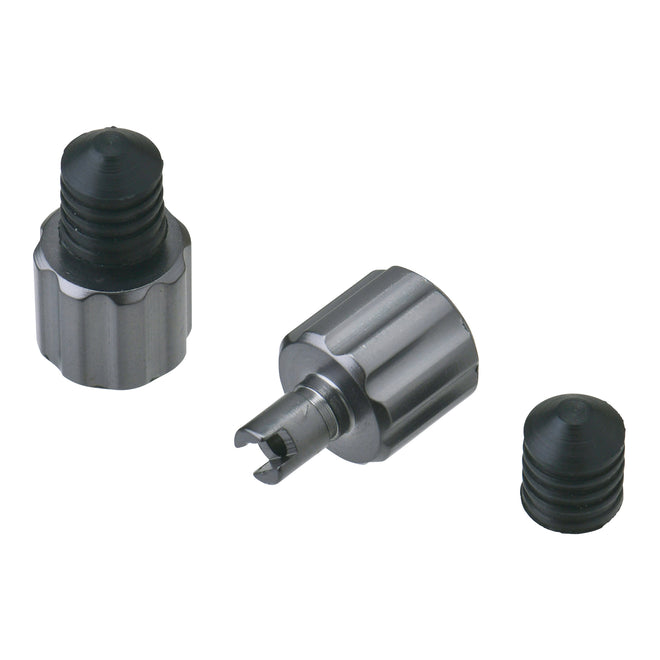 DRC AIRVALVE CAP W/VALVE WRENCH 2PCS TI-COLOUR