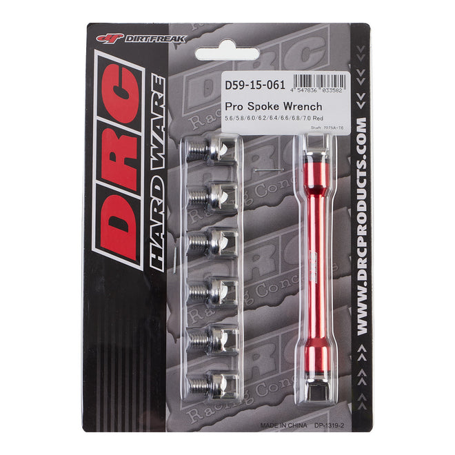 DRC PRO SPOKE WRENCH 5.6-7.0 RED