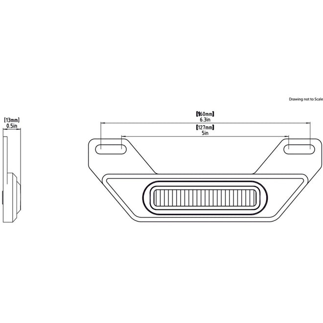 Denali B6 License Plate LED Aux Brake Light