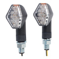 Whites Flasher Universal LED Diamond Black (Pair)
