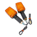 Whites Flasher Universal Long Mount 12V-21W - Black (Pair)