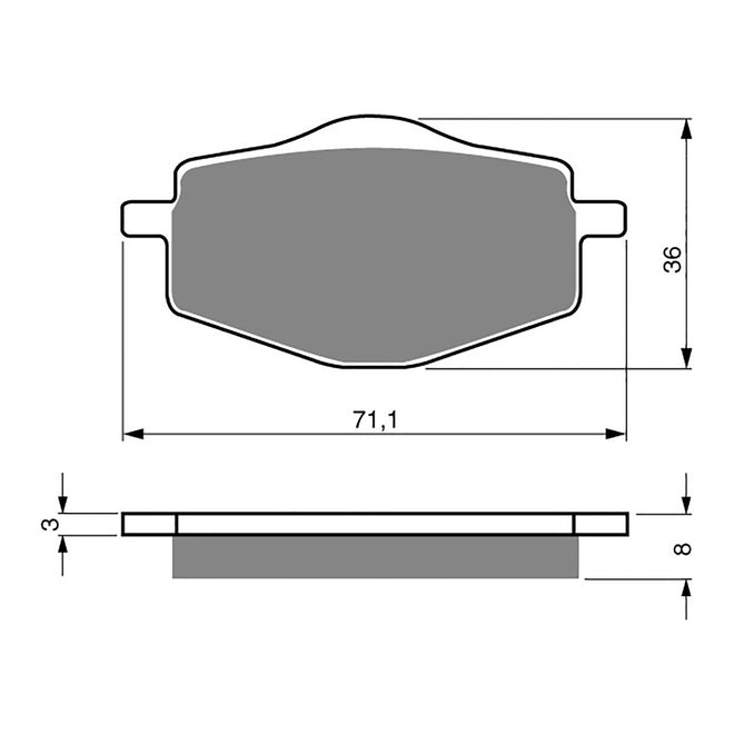 GOLDfren Brake Pads - K5 Off-Road Racing